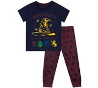 Harry Potter Mädchen Hogwarts Schlafanzug Blau 128