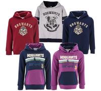 Harry Potter - Mädchen Jungen - Kapuzenpullover Full Print - Herbst Winter - Offizielles Lizenzprodukt [1041 Marineblau - 6 Jahre], 1041 Marineblau