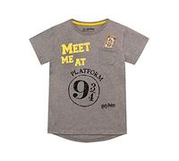 Harry Potter Mädchen T-Shirt Platform 9 and 3/4 Grau 152