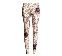 Harry Potter Marauders Map Damen Leggings beige/Allover, Größe:L