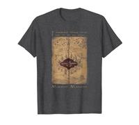 Harry Potter Marauder's Map Words T-Shirt, Herren, Anthrazit Meliert, M
