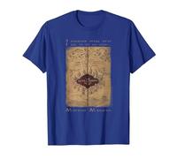 Harry Potter Marauder's Map Words T-Shirt, Herren, Königsblau, L