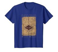 Harry Potter Marauder's Map Words T-Shirt, Kinder, Königsblau, 152