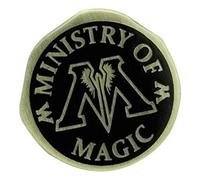 Harry Potter Ministry of Magic Unisex Brosche Schwarz/Gold Metall