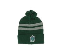 Harry Potter Mütze Kinder Wintermütze mit Bommel Slytherin oder Gryffindor Design warm weich offiziell lizenziert Fanartikel Jungen Mädchen (DE/NL/SE/PL, Numerisch, 56, Grün)