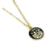 HARRY POTTER Offizielle Goldfarbene Hogwarts-Schloss-Halskette, Einheitsgröße, Zink, Kein Edelstein