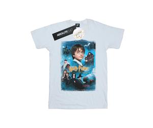 Harry Potter - "Philosopher's Stone" T-Shirt für Herren (Weiß) M