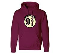 Harry Potter Platform 9 Burgundy Pullover L