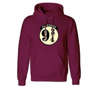 Harry Potter Platform 9 Burgundy Pullover M