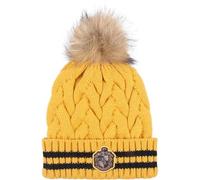 Harry Potter Pom-Pom Strickmütze Hufflepuff gelb