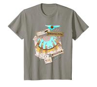 Harry Potter Quidditch Pitch at Hogwarts T-Shirt, Kinder, Schiefergrau, 92