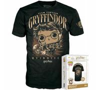 Funko Boxed T - Harry Potter - Quidditch Harry - T-Shirt - Kleidung - Geschenkidee - Kurzärmeliges Top Für Erwachsene Männer Und Frauen - Offizielle Handelswaren Fans