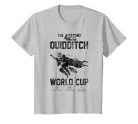 Harry Potter Quiddith World Cup T Shirt T-Shirt, Kinder, Silber, 104
