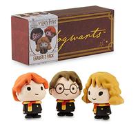 Harry Potter Radiergummi - 3 Stück Fantasie-Radiergummi für Kinder, Harry Ron Hermine - Geschenkidee Goodies Collection