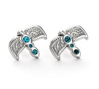 Harry Potter Ravenclaw Diadem Ohrstecker silberfarben