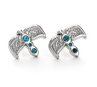 Harry Potter Ravenclaw Diadem Unisex Ohrstecker silberfarben