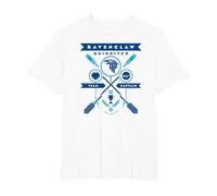 Harry Potter Ravenclaw Quidditch Crest T-Shirt, Herren Große Größen, Weiß, 5X Tall