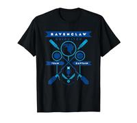 Harry Potter Ravenclaw Quidditch Crest T-Shirt, Herren, Schwarz, S
