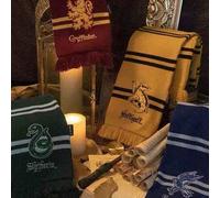 Harry Potter Schal, offiziell lizenzierter Gryffindor & Slytherin Co-Branded Schal aus Wollgemisch mit Quasten, unisex