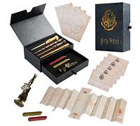 Harry Potter Schreibwaren Set mit Zauberstifte Umschläge Briefpapier Kinder und Erwachsene Briefschreibset, Polyester, Mehrfarbig