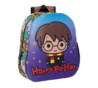 Schulrucksack Harry Potter, Blau/Bunt, 27 x 33 x 10 cm