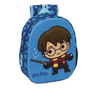 HARRY POTTER Schulrucksack mit 3D-Design, ideal für Kinder verschiedener Altersgruppen, bequem und vielseitig, Qualität und Widerstandsfähigkeit, 27 x 10 x 33 cm