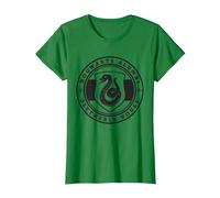 Harry Potter Slytherin House Badge T-Shirt, Damen, Dunkelgrün, XL