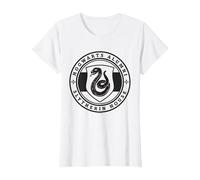 Harry Potter Slytherin House Badge T-Shirt, Damen, Weiß, XS