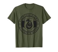 Harry Potter Slytherin House Badge T-Shirt, Herren, Olivgrün, S