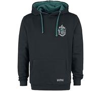 Harry Potter Slytherin Männer Kapuzenpullover schwarz S