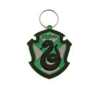 Wizarding World Harry Potter - Slytherin, Schlüsselanhänger aus Gummi, 4.5 x 6 cm
