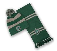 Harry Potter Slytherin Winterset für Erwachsene, Mütze und Schal