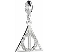 HARRY POTTER Sterling Silber Deathly Hallows Slider Charm mit Kristall Elements by The Carat Shop