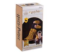 Harry Potter Strickset Strümpfe & Fäustlinge - Hufflepuff Design