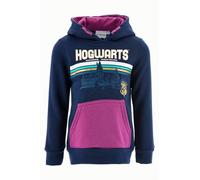 Harry Potter Sweatshirt, Hogwarts Design Pullover für Mädchen, Blau Weiches Textil Kapuzenpullover, Geschenk, Größe 8 Jahre