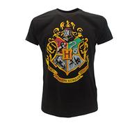 Harry Potter T-Shirt Hogwarts Schule Symbol Waffen 100% Offiziell Warner BROS (S Small)