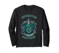 Harry Potter Team Captain Slytherin Langarmshirt