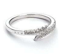 Harry Potter The Carat Shop Ring aus Sterlingsilber, Größe M, M, Sterlingsilber, Kristall, Ringgröße, M, Sterling Silber, Kristall