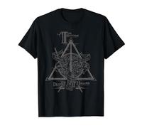 Harry Potter Three Brothers Deathly Hallows T-Shirt, Herren, Schwarz, XXL