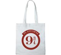 Harry Potter Tote Bag Platform 9 3/4 Zoll, Referenz: BWHAPOMBB006, Weiß, 38 x 40 cm