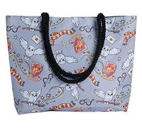Harry Potter Tragetasche Gryffindor Hedwig All Over Print Grau