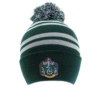 HARRY POTTER Unisex Beanie Pom-House Slytherin One Size Kappe, Mehrfarbig