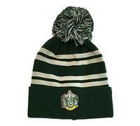 HARRY POTTER Unisex Beanie Pom-House Slytherin One Size Kappe, Mehrfarbig