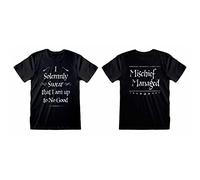 Harry Potter Unisex Erwachsene I Solemnly Swear T-Shirt (M) (Schwarz)