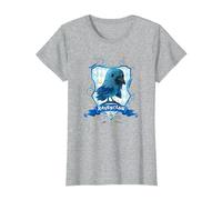 Harry Potter Watercolor Ravenclaw Crest T-Shirt, Damen, Grau Meliert, S
