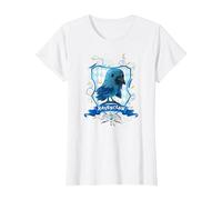 Harry Potter Watercolor Ravenclaw Crest T-Shirt, Damen, Weiß, XXL