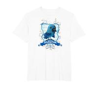 Harry Potter Watercolor Ravenclaw Crest T-Shirt, Herren Große Größen, Weiß, 5X Tall