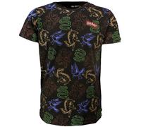 Harry Potter Wizards Unite House Animals T-Shirt - offizielles Merchandise M Schwarz