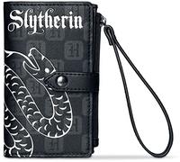 Harry Potter Wizards Unite - Slytherin Wallet Damen Geldbörse Schwarz, Schwarz, Standard, Klassisch