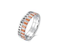 Harry Potter x FANCIME Kollaboration - Gryffindor House Ring, Sterling Silber Schmuckgeschenke für Damen Mädchen Sie, Größe:15.75 (49)